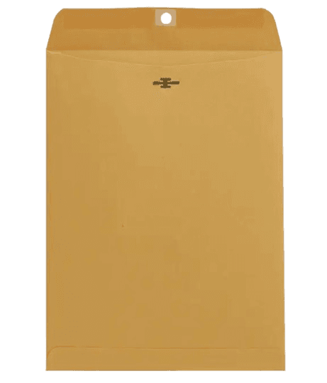 Envelop of up to 9 inX 12 in